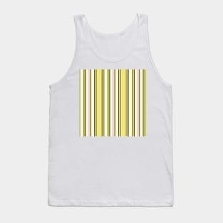 Vertical stripes in yellow color harmony Tank Top